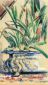 Blue Flowerpot - Paul Cezanne Oil Painting