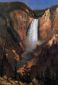 Lower Yellowstone Falls - Albert Bierstadt Oil Painting