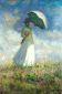 Woman with a Parasol (Facing Right) - Oil Painting Reproduction On Canvas