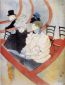 Box in the Grand Tier - Henri De Toulouse-Lautrec Oil Painting