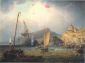 Salvors Working a Wreck - Robert Salmon Oil Painting