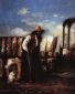 White Man with Cotton Bales on Docks - William Aiken Walker oil painting