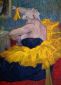 The Clowness Cha-U-Kao Fastening Her Bodice - Oil Painting Reproduction On Canvas