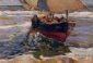 Beaching the Boat (study) - Joaquin Sorolla y Bastida Oil Painting