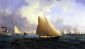 New York Yacht Club Regatta off New Bedford - William Bradford Oil Painting
