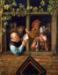 Rhetoricians at at Window - Jan Steen oil painting