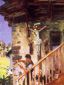 A Tyrolese Crucifix - John Singer Sargent Oil Painting