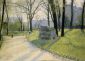 The Parc Monceau - Gustave Caillebotte Oil Painting