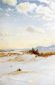 Winter Scene, Olana - Frederic Edwin Church Oil Painting