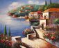 Vacation Harbor - Oil Painting Reproduction On Canvas