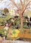 Gardens of the Alczar of Seville in Wintertime - Joaquin Sorolla y Bastida Oil Painting