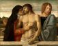 Dead Christ Supported by the Madonna and St. John - Giovanni Bellini Oil Painting