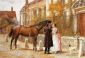 Goodby - George Goodwin Kilburne Oil Painting