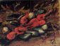 Still Life with Mussels and Shrimp - Vincent Van Gogh Oil Painting