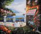 Cafe Italy - Oil Painting Reproduction On Canvas