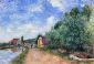Canal du Loing-Chemin de Halage - Oil Painting Reproduction On Canvas