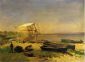 Fishing Station, Watch Hill - Albert Bierstadt Oil Painting