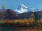 Mt. Rainier from the Southwest - Albert Bierstadt Oil Painting