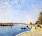 Saint-Mammes and the Banks of the Loing - Oil Painting Reproduction On Canvas