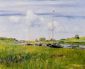 At the Boat Landing - William Merritt Chase Oil Painting
