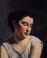 Young Woman with Lowered Eyes - Oil Painting Reproduction On Canvas