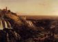 The Cascatelli, Tivoli, Looking Towards Rome - Thomas Cole Oil Painting
