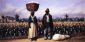 Negro Man and Woman in Cotton Field with Cotton Basket and Cotton Bag -  William Aiken Walker Oil Painting