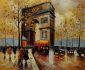 L'Arc De Triomphe at Sunset - Oil Painting Reproduction On Canvas