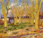 Avenue of Plane Trees near Arles Station - Vincent Van Gogh Oil Painting