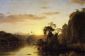 Scene on the Magdalena II - Frederic Edwin Church Oil Painting