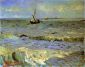 Seascape at Saintes-Maries - Vincent Van Gogh Oil Painting