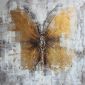 Decorative butterfly on oil painting