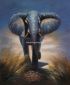 An Elephants Long Journey - Oil Painting Reproduction On Canvas