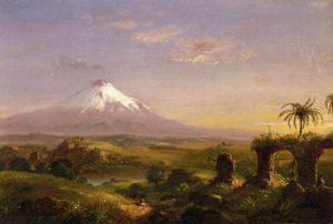 View of Mount Etna -   Thomas Cole Oil Painting