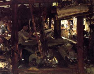Granada: The Weavers -  John Singer Sargent Oil Painting