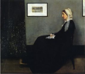 Arrangement in Grey and Black: Portrait of the Painter\'s Mother - Oil Painting Reproduction On Canvas