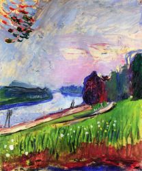 Copse of the Banks of the Garonne - Henri Matisse Oil Painting