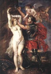 Perseus Liberating Andromeda - Peter Paul Rubens oil painting