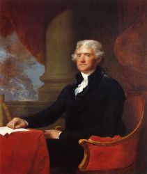 Thomas Jefferson -   Gilbert Stuart Oil Painting