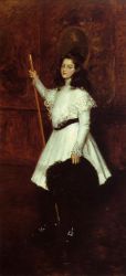 Girl in White - Oil Painting Reproduction On Canvas