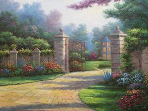Summer Gate - Oil Painting Reproduction On Canvas