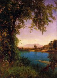 South and North Moat Mountains -   Albert Bierstadt Oil Painting