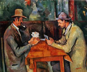 The Card Players III - Paul Cezanne Oil Painting