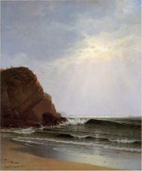 Otter Cliffs, Mount Desert Island, Maine -  Alfred Thompson Bricher Oil Painting