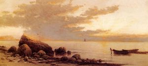 Sunset - Alfred Thompson Bricher Oil Painting