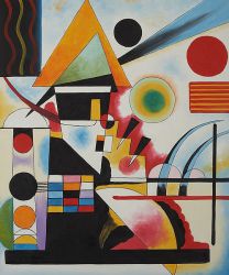 Balancement (Swinging) - Wassily Kandinsky Oil Painting