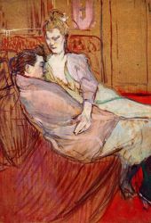 Two Friends -   Henri De Toulouse-Lautrec oil painting