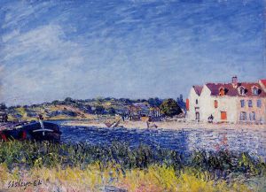 Confluence of the Seine and the Loing - Oil Painting Reproduction On Canvas