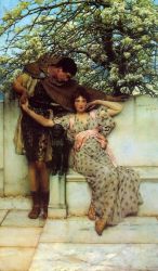 Promise of Spring - Sir Lawrence Alma-Tadema oil painting