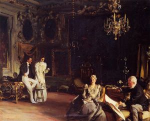 An Interior in Venice -   John Singer Sargent oil painting